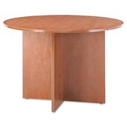 Alera Round Conference Table, 29.5", Medium Cherry Top, Woodgrain Laminate CFRND42MC